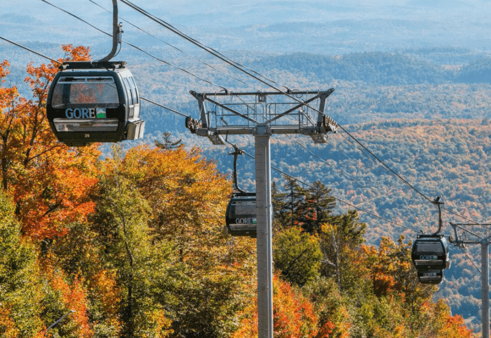gondola during the fall