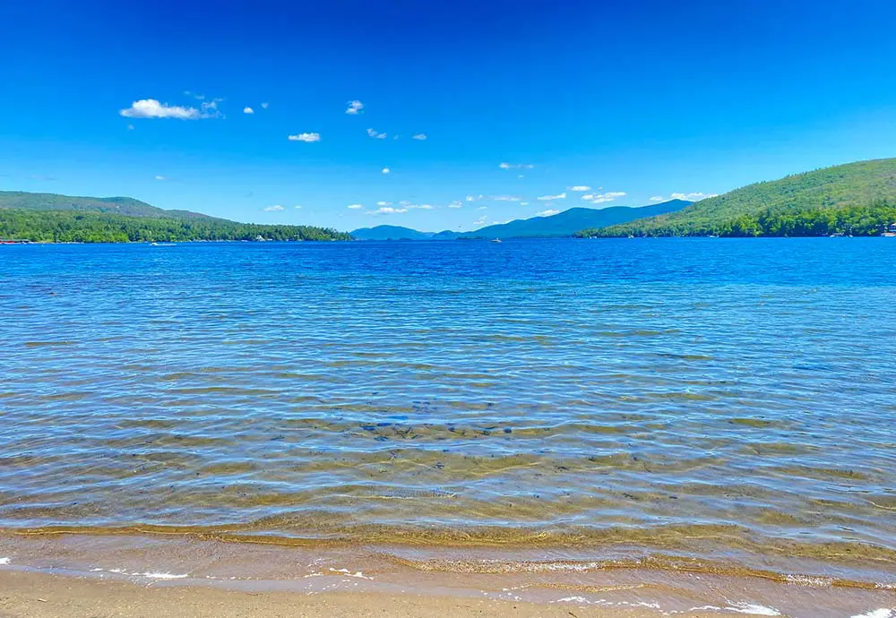 view out on Lake george